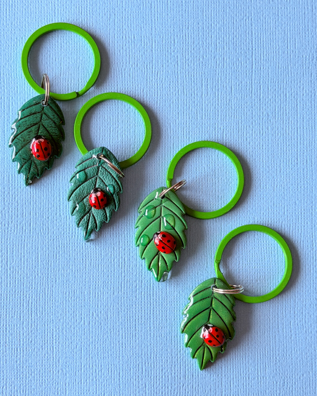 Ladybug Leaf Tag