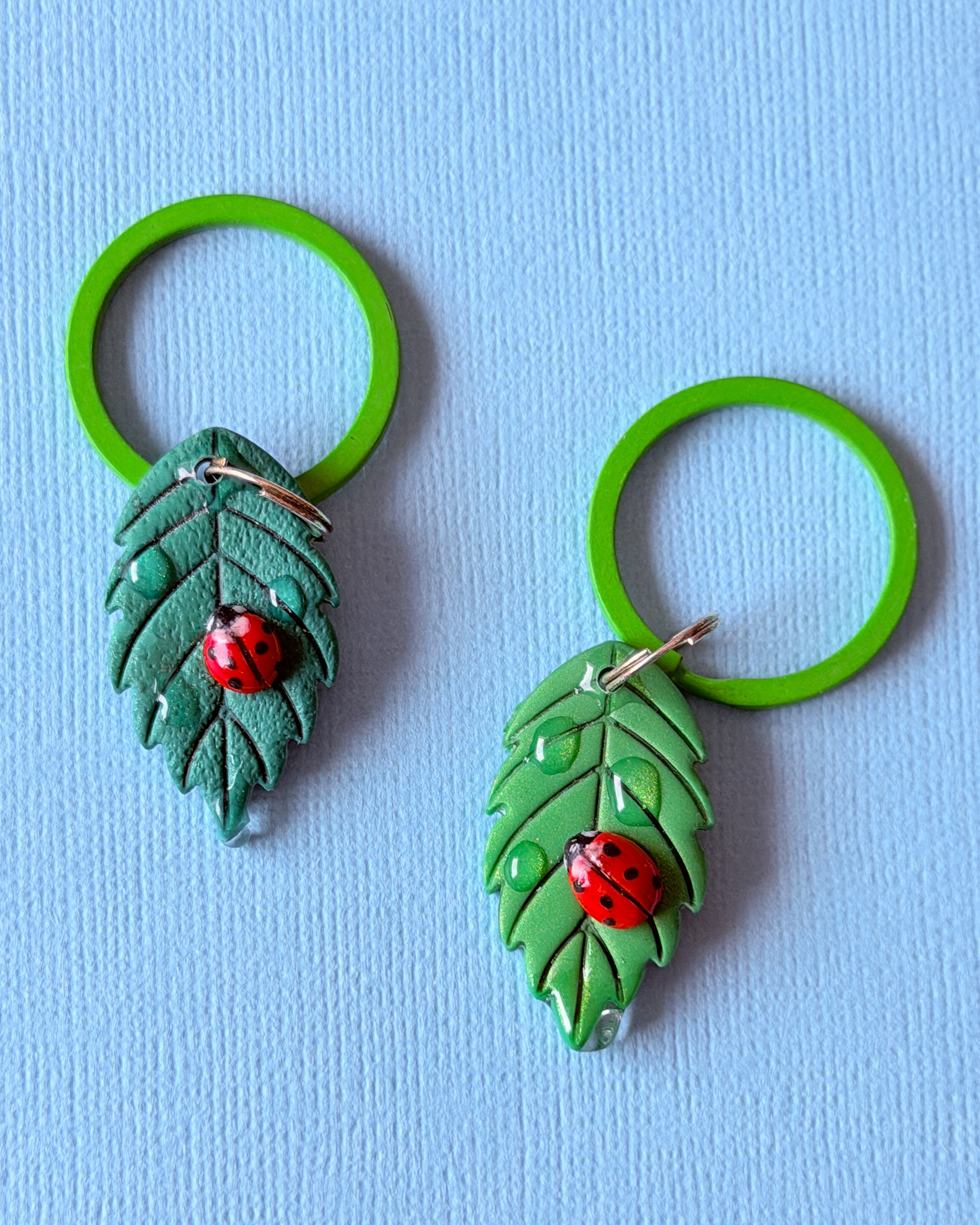 Ladybug Leaf Tag