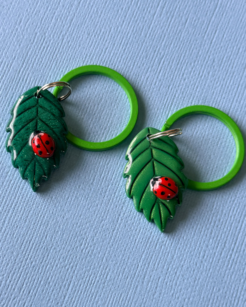 Ladybug Leaf Tag